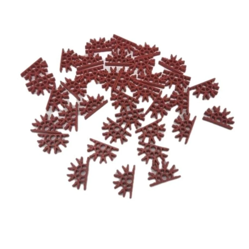 K'nex Lot of 35 Red 5-way Connectors Micro KNEX Replacement Parts Pieces #509062